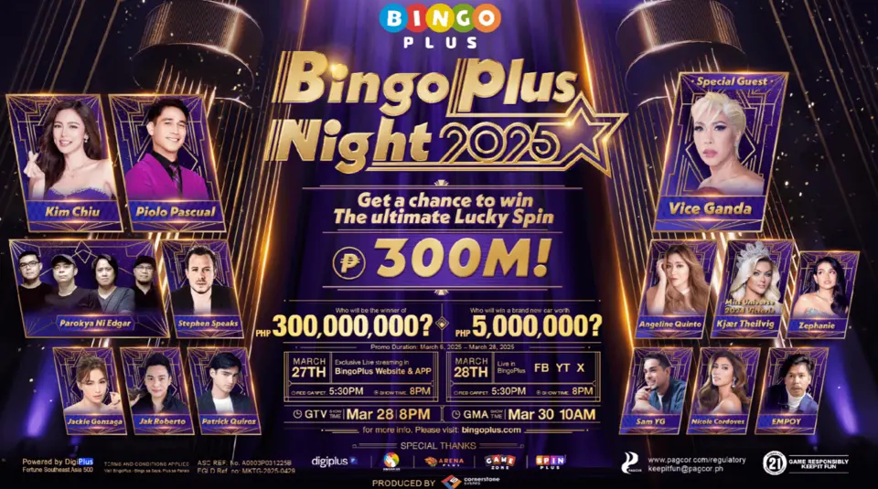 BingoPlus website screenshot